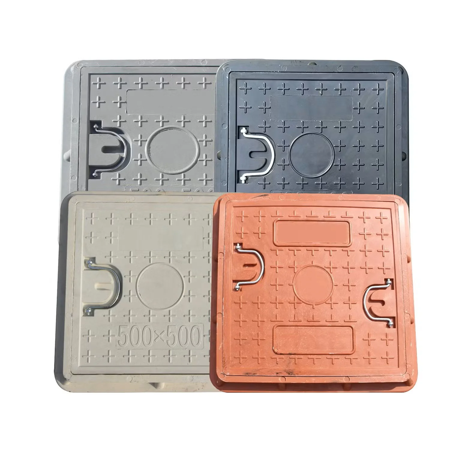 400T SMC Manhole Covers Press finished product 2