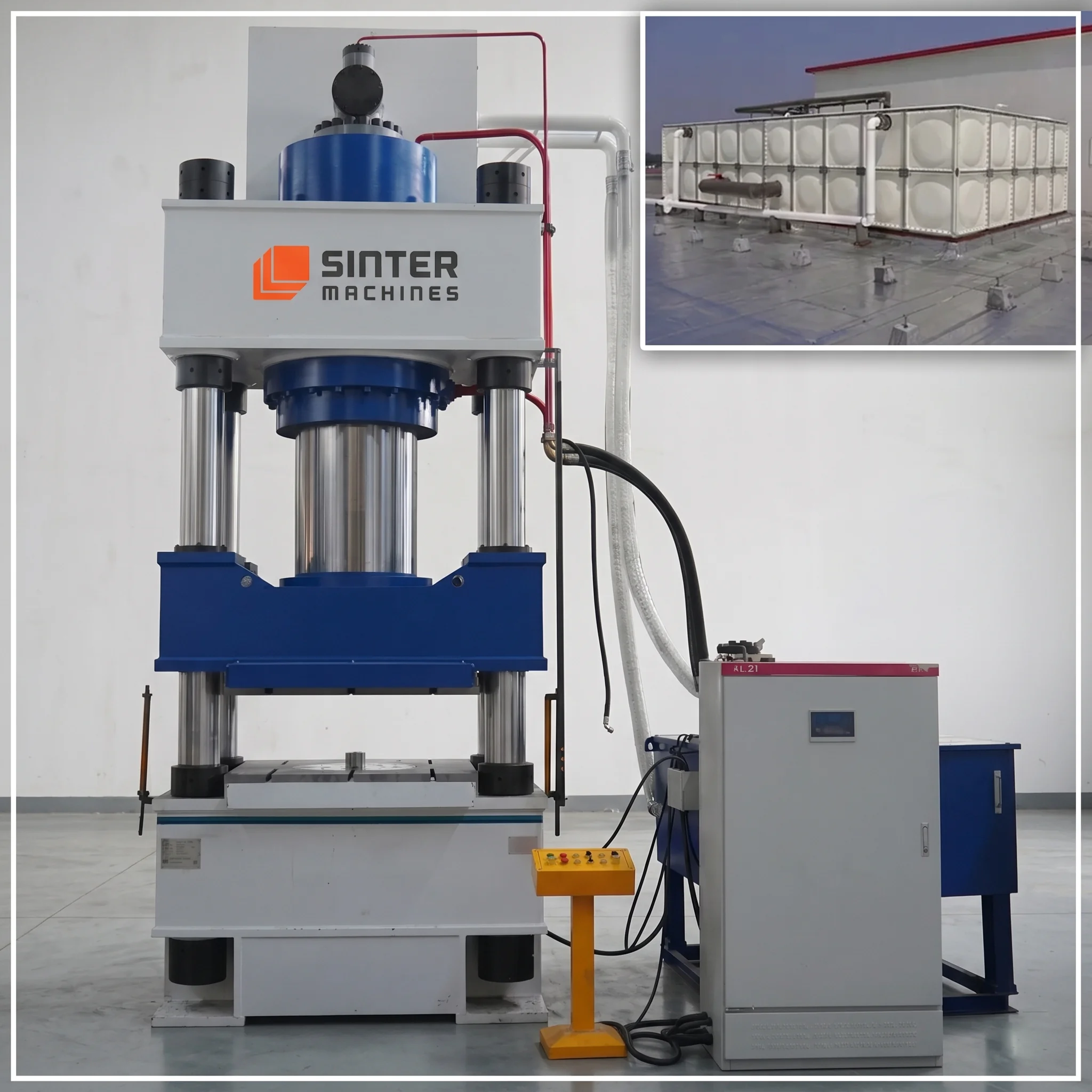 800T Water Tank Panel Press press view 1