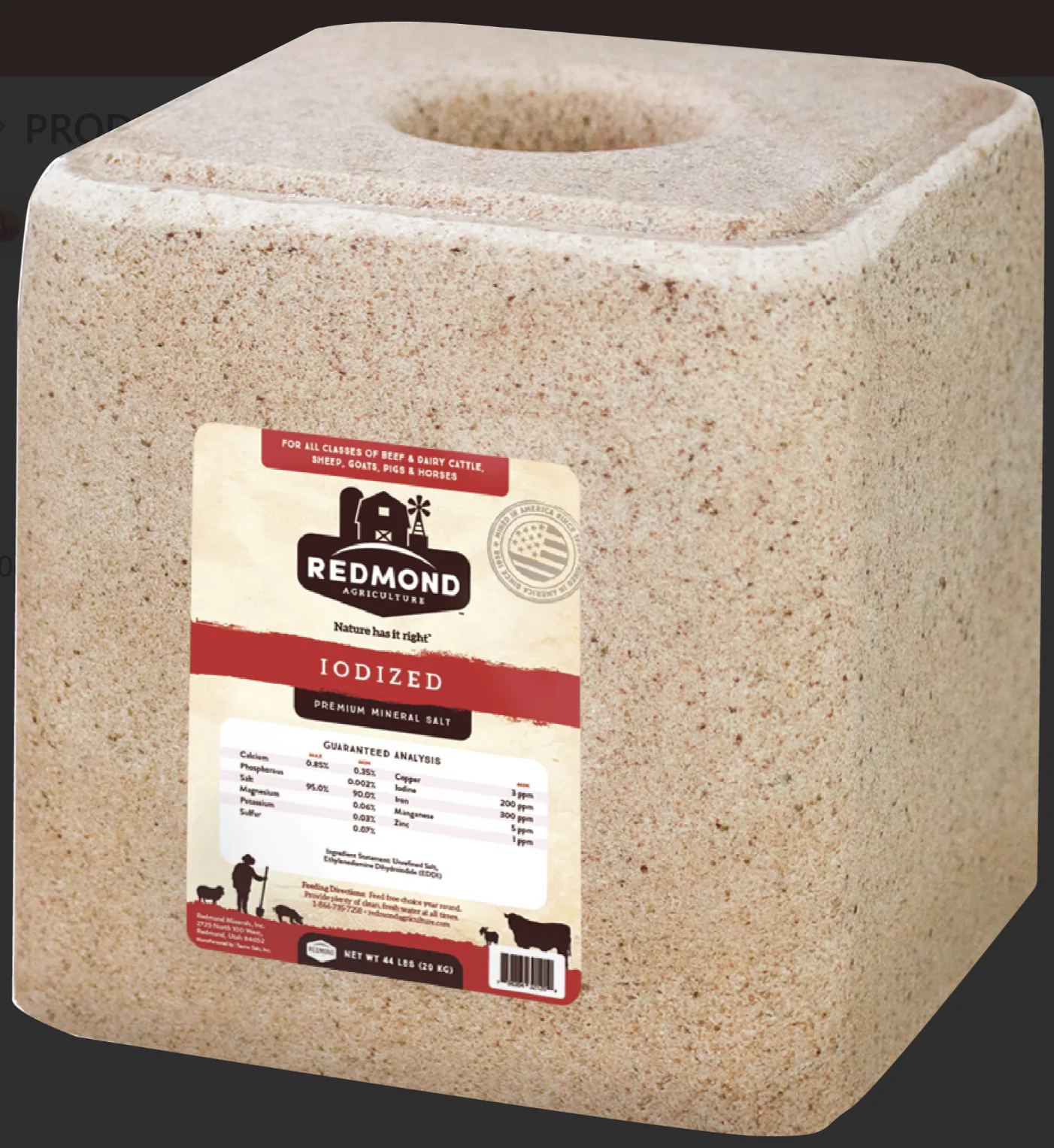 630T Cattle Salt Blocks Press finished product 5