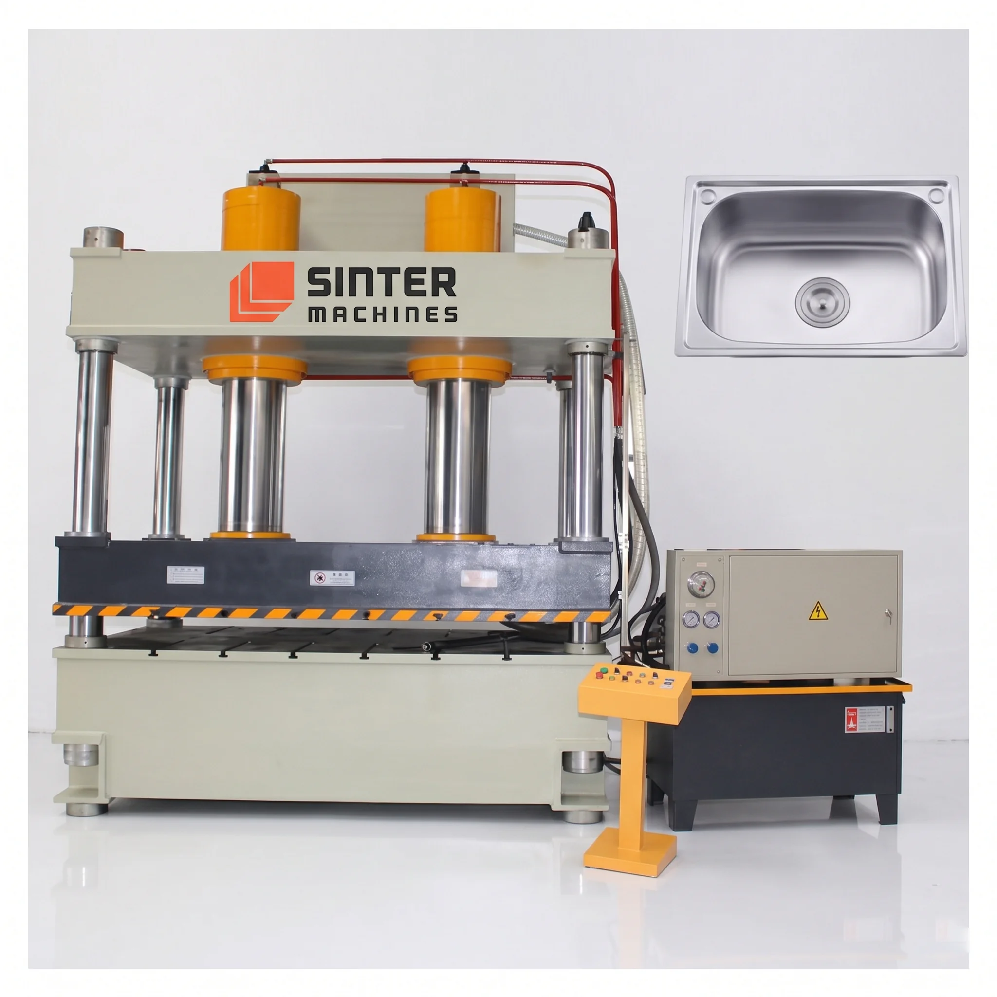 800T SS Kitchen Sink Press press view 1