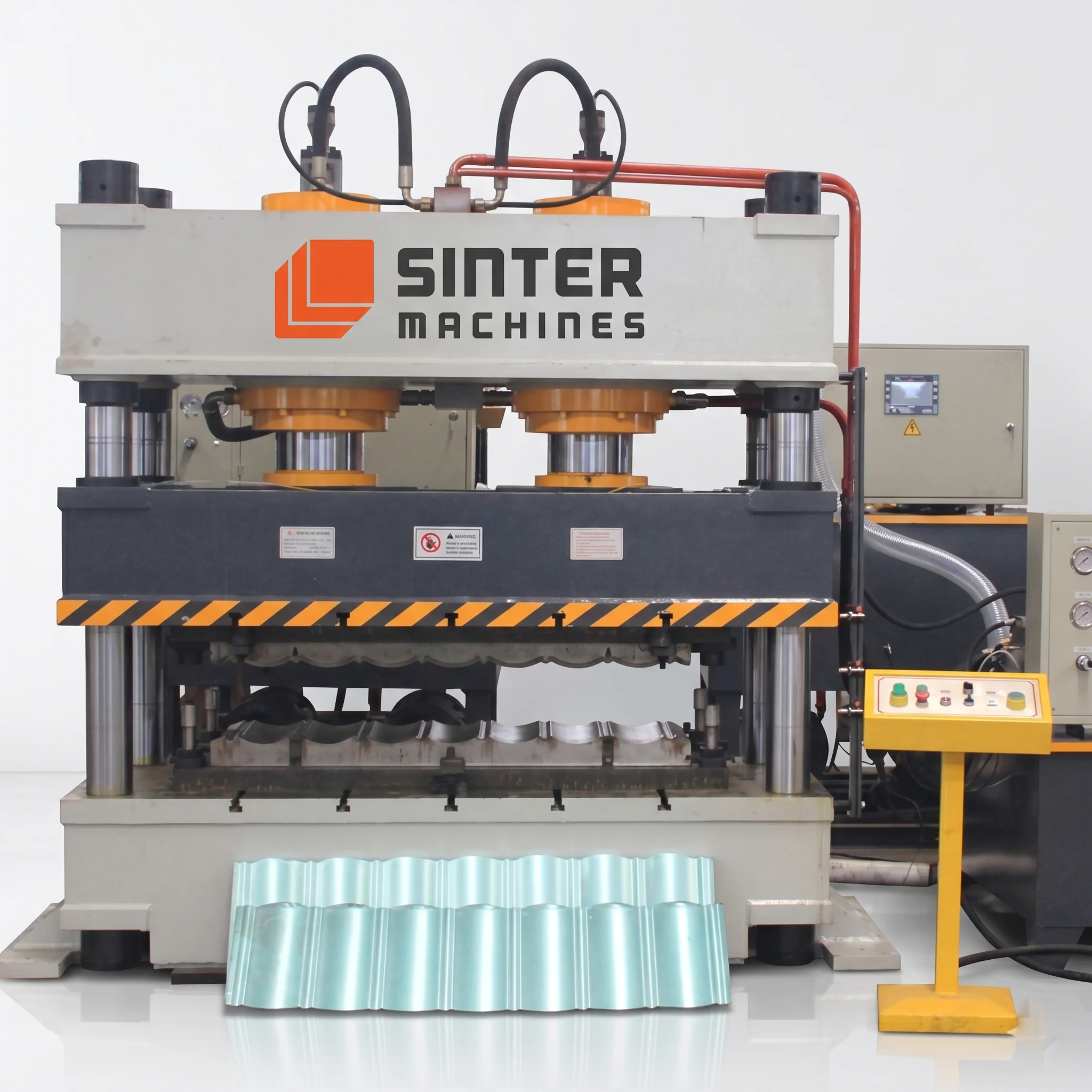 315T Metal Colour Stone Roof Tiles Press press view 2