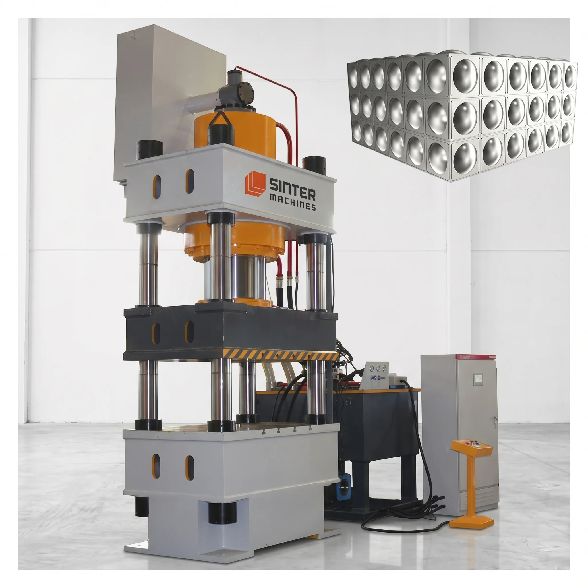 800T SS Water Tank Plates Press press view 4