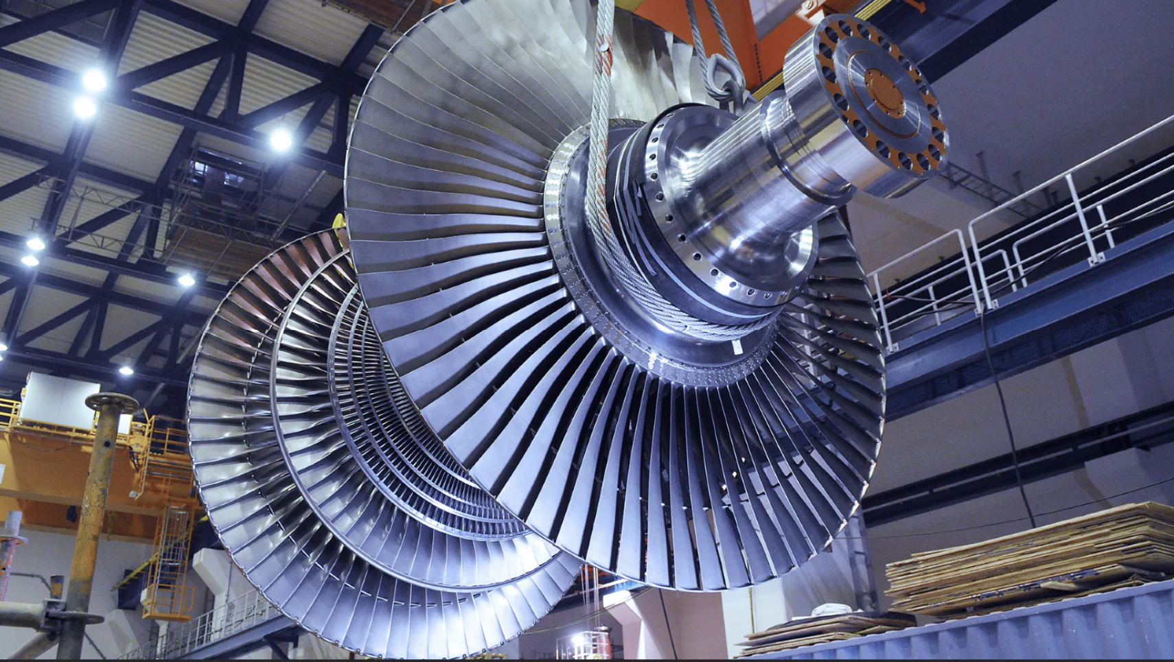 1600T Power plant turbine shafts Press finished product 3