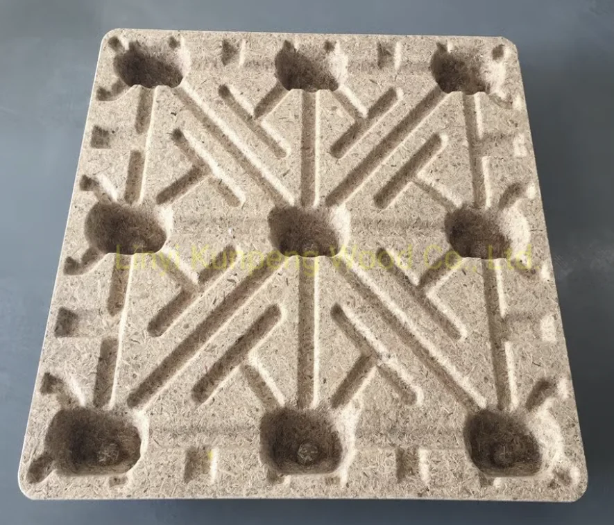 1250T Bagasse Pallets Press finished product 6
