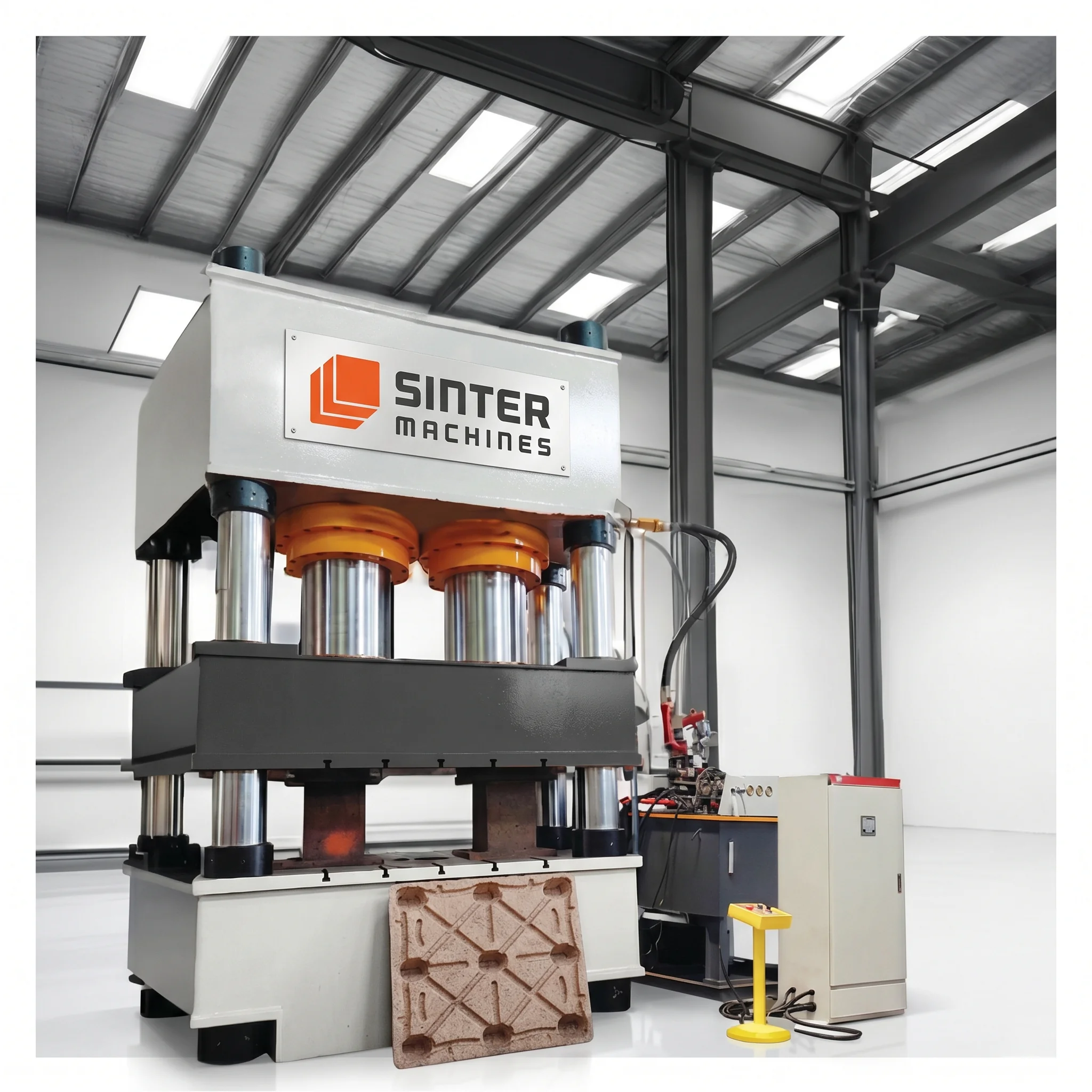 1250T Bagasse Pallets Press press view 4