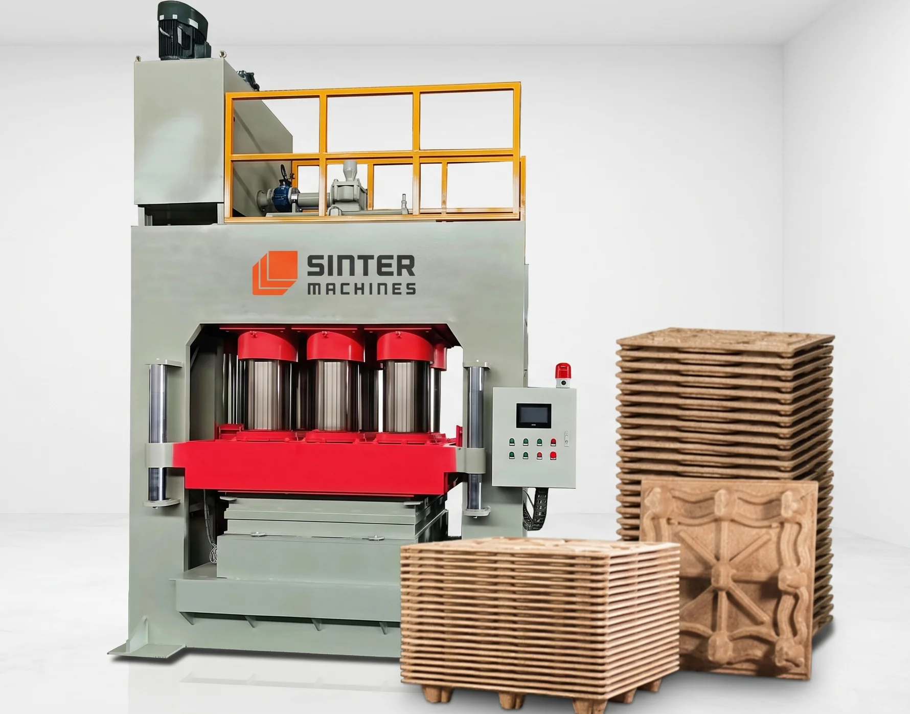 1000T Coconut Shell Powder Pallet Press press view 2