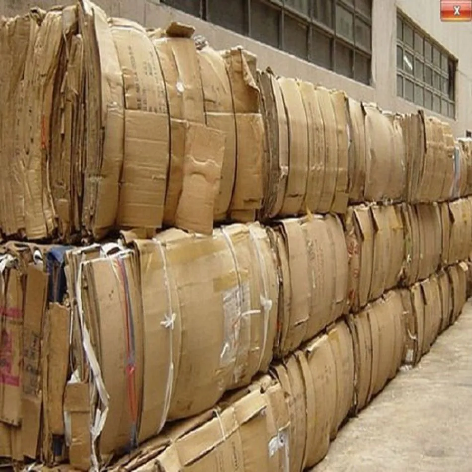 630T Waste Paper Baling Press finished product 1