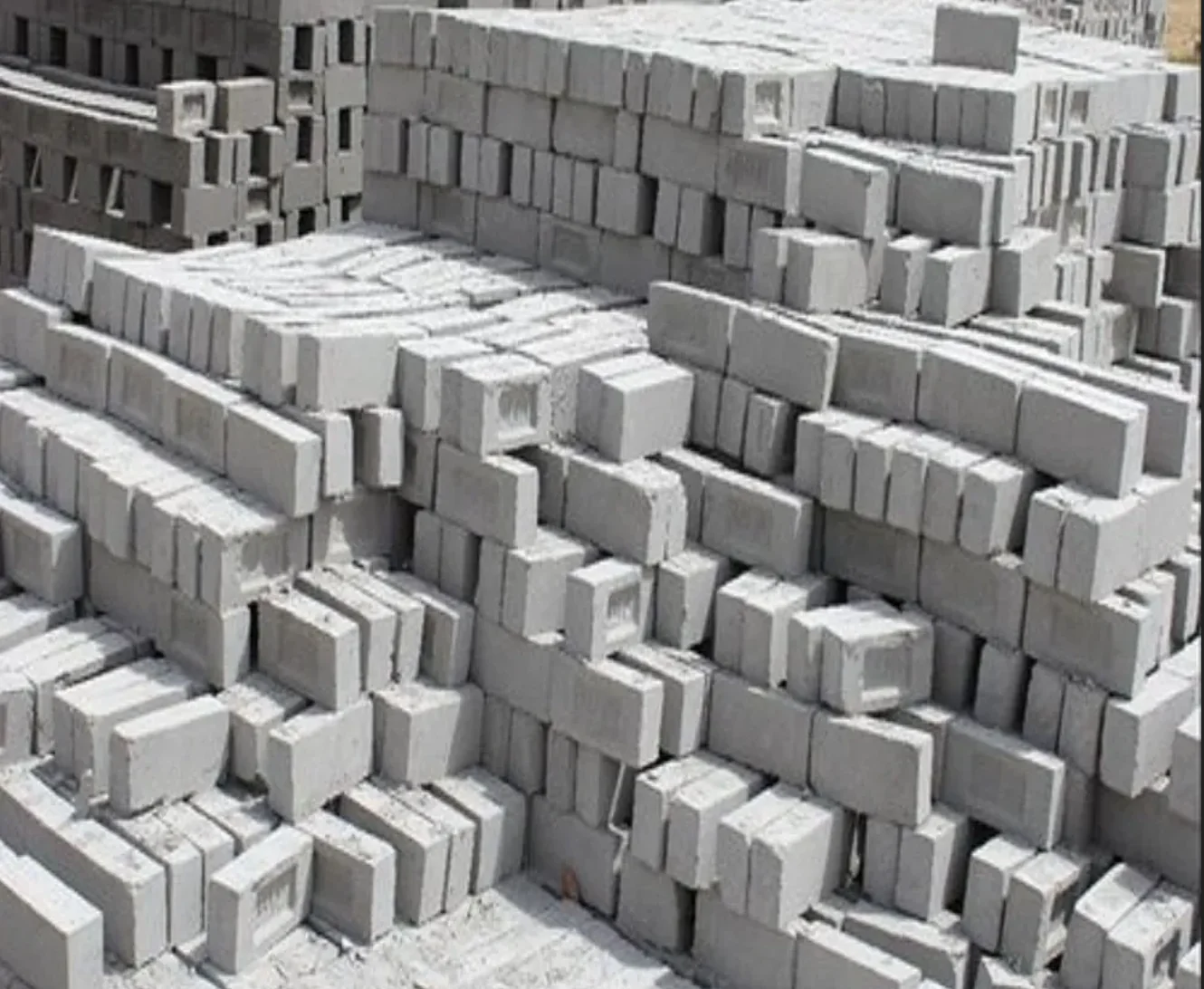 100T Fly Ash Bricks Press finished product 6