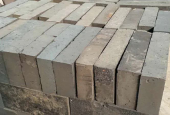 400T Bottom Pond Ash Bricks Press finished product 6