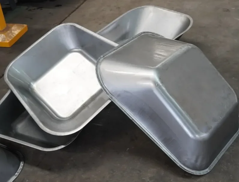 200T Wheelbarrow Metal Edge Cutting Press finished product 3