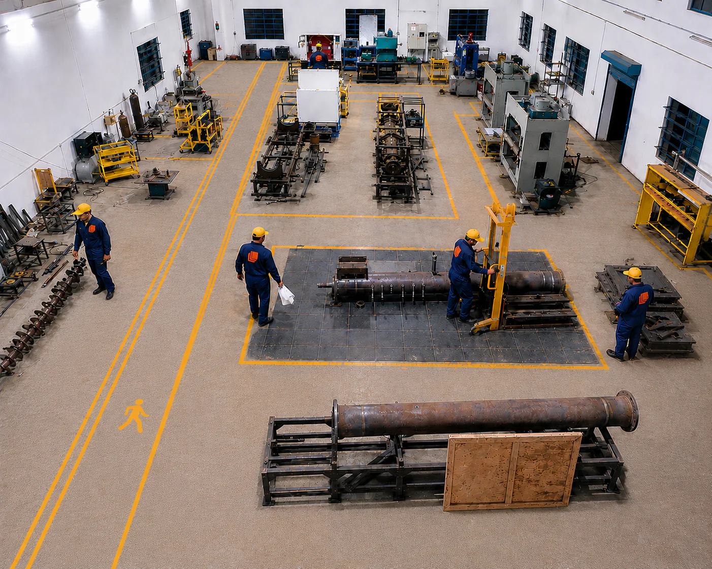 Sinter Hydraulics manufacturing floor