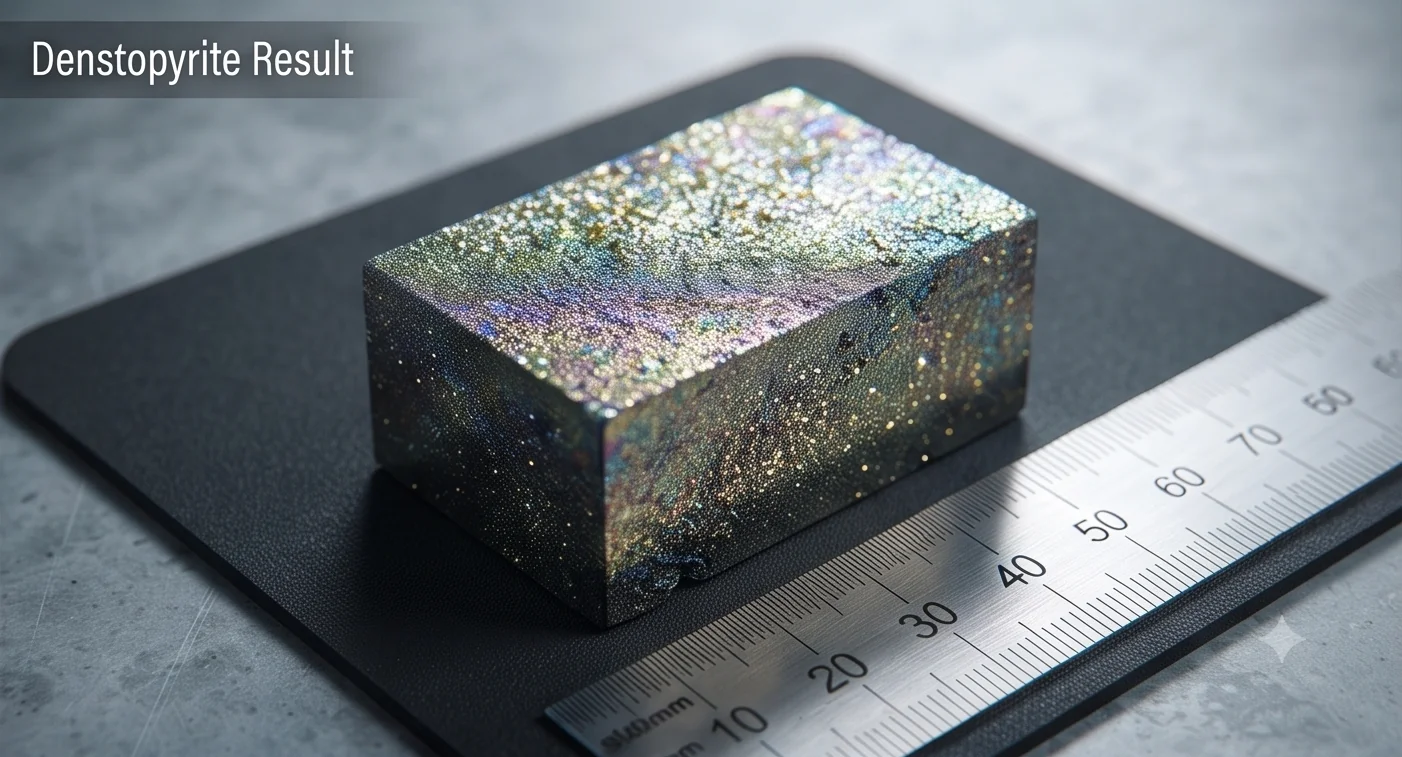 500T Chalcopyrite Powder Block Press — finished product 4