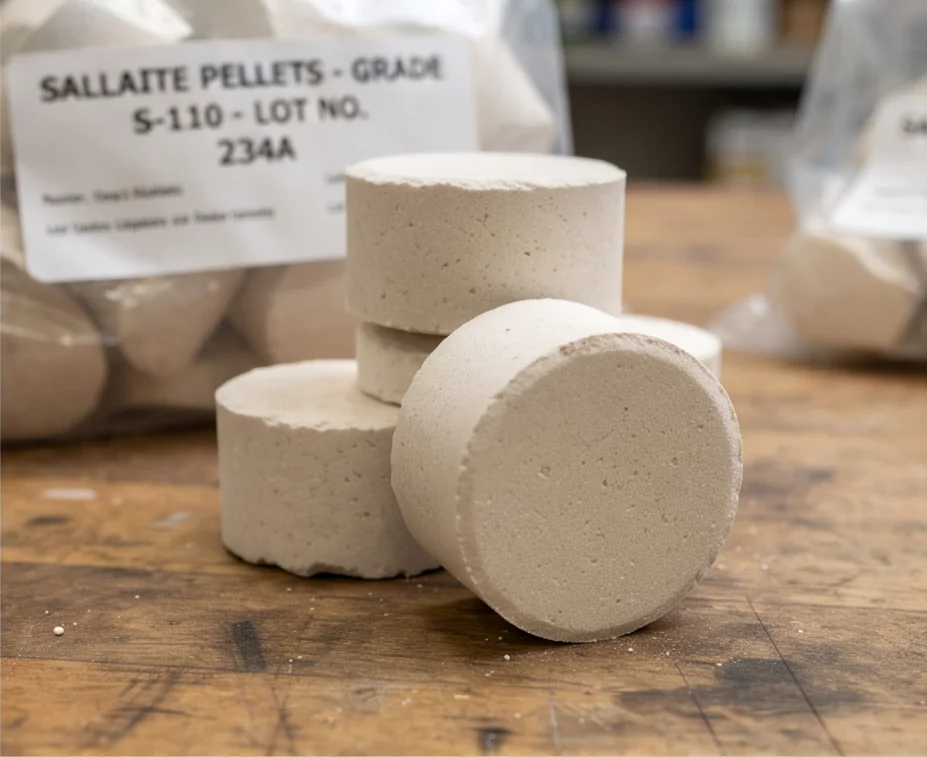 400T Sallaite Powder Block Press — finished product 2