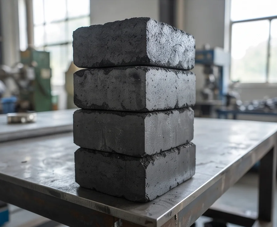800T Magnetite Powder Block Press — finished product 2