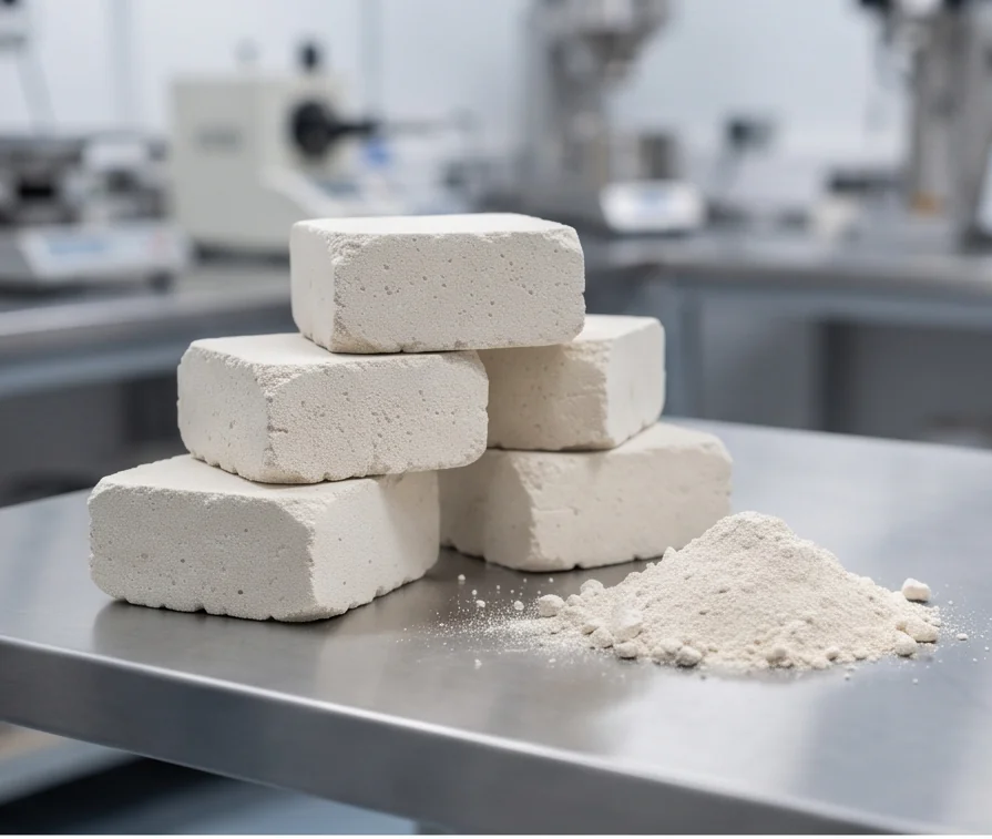 500T Celsian Powder Block Press — finished product 2