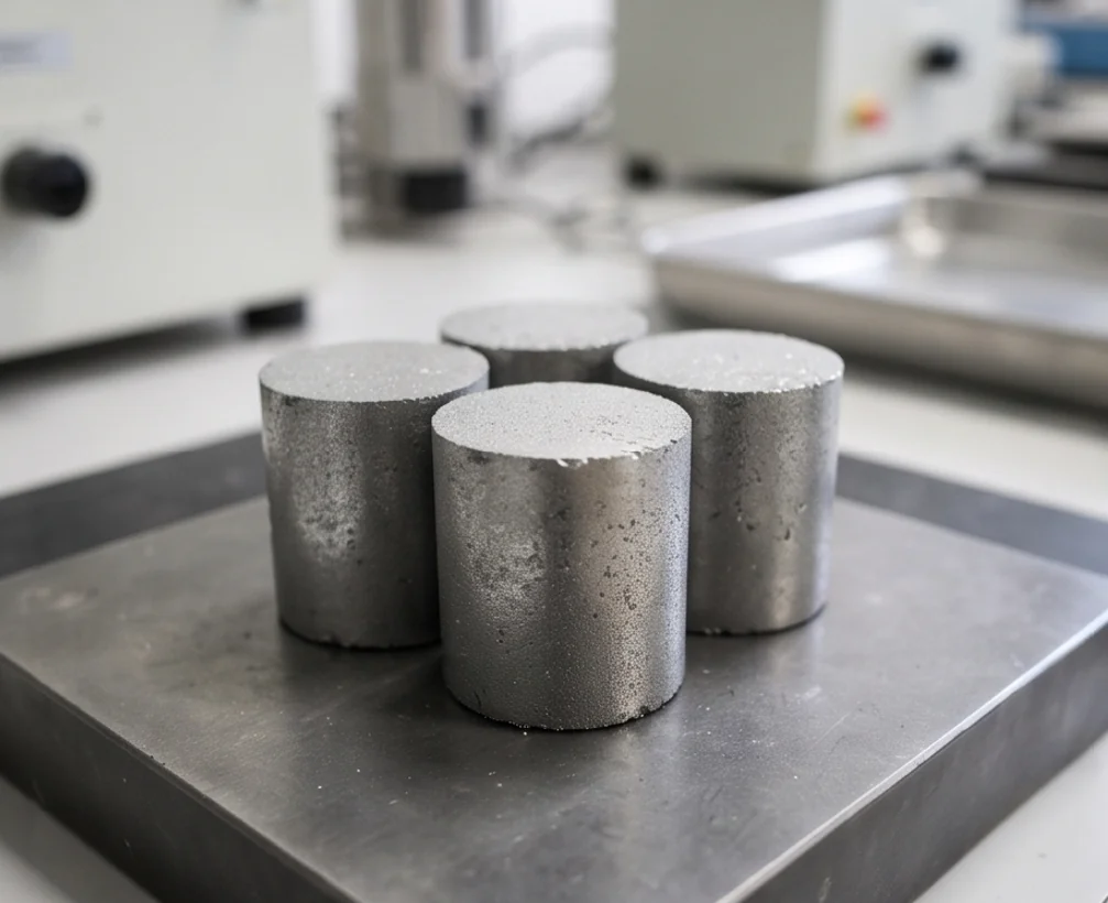 630T Chromium Powder Block Press — finished product 1
