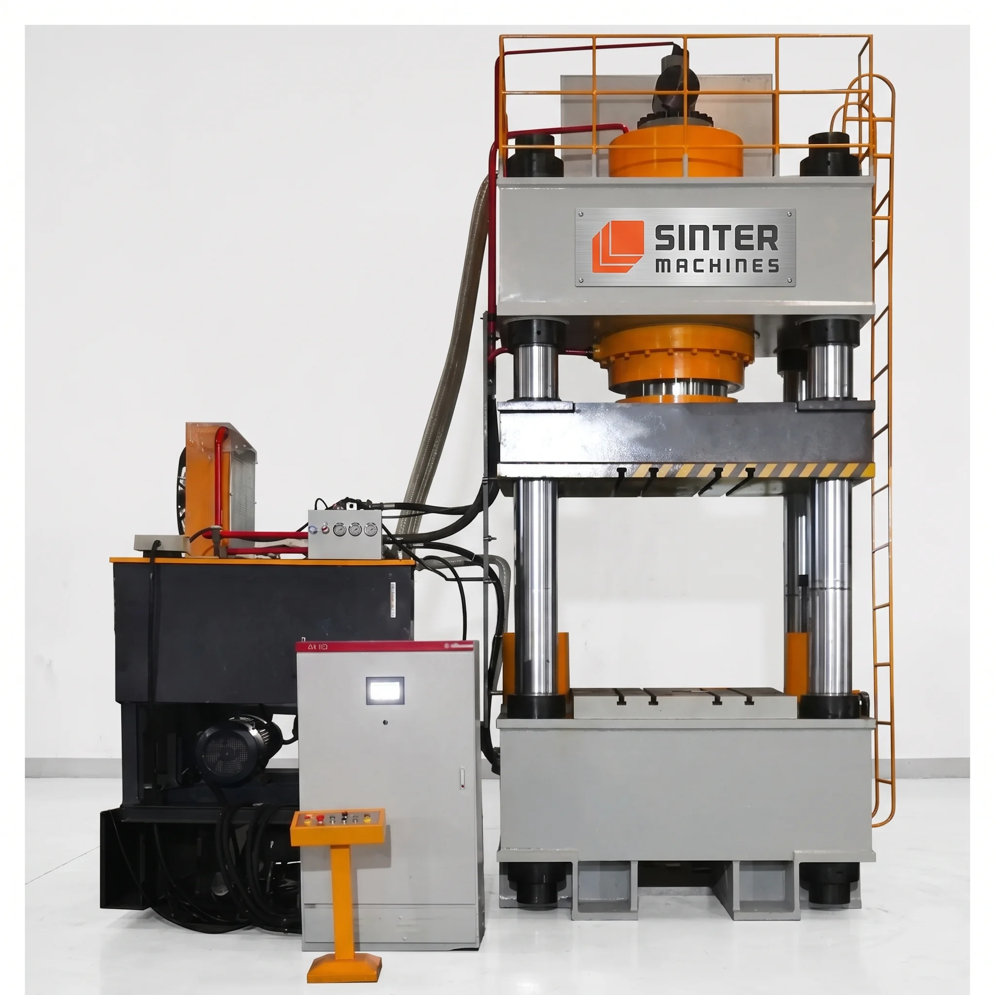 1000T Titanium Powder Block Press 1