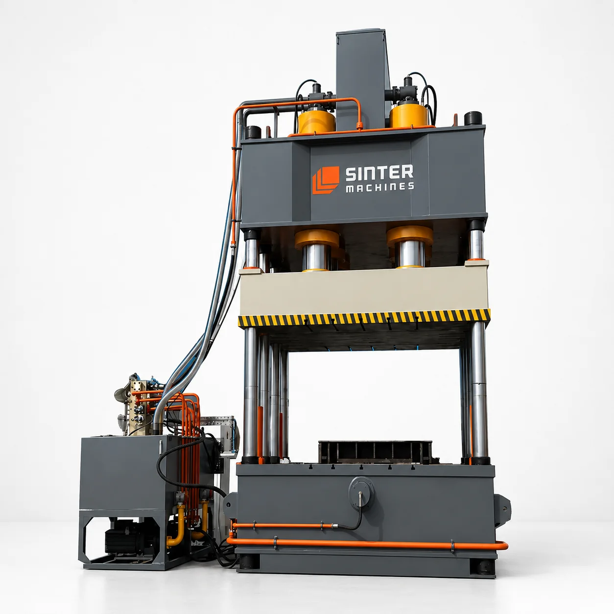1000T Titanium Powder Block Press 2