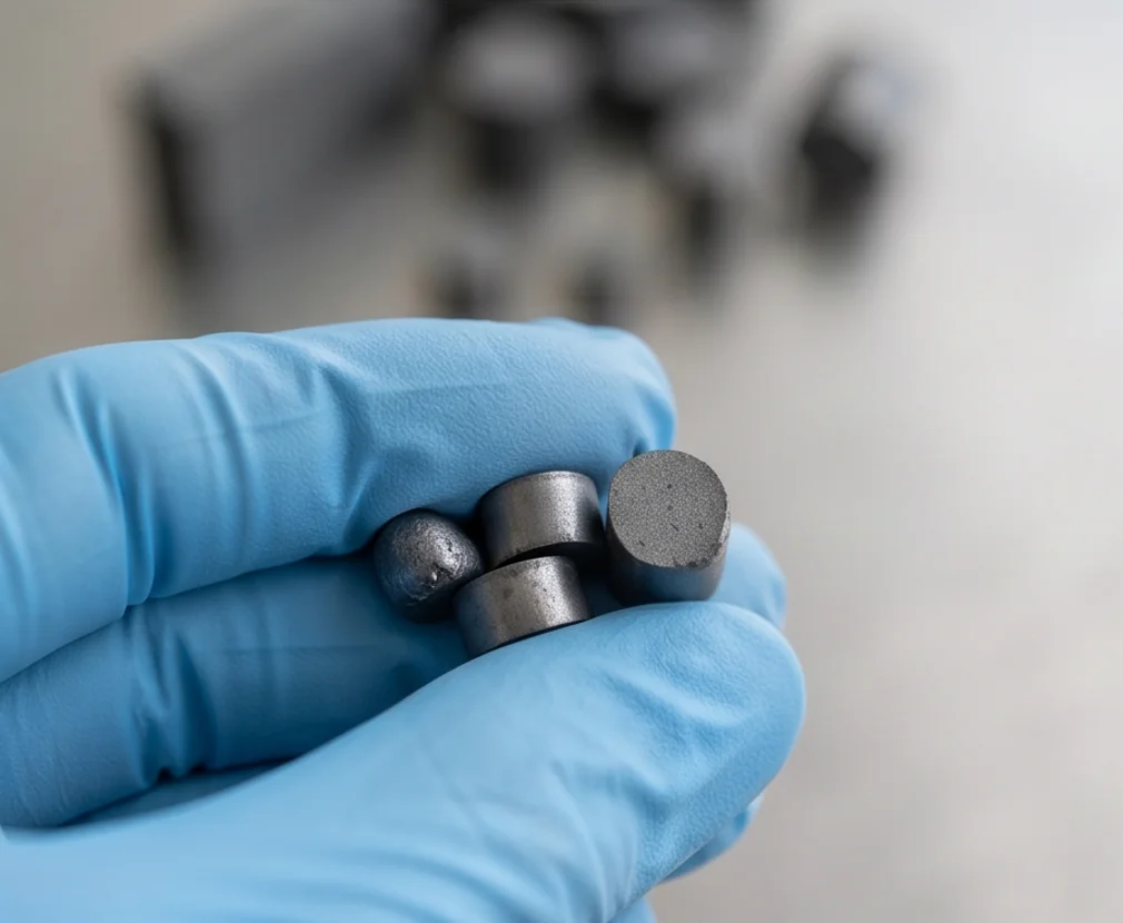 400T Cobalt Powder Block Press — finished product 4
