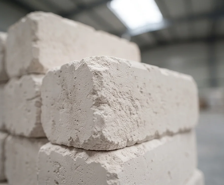 400T Gypsum Powder Block Press — finished product 1