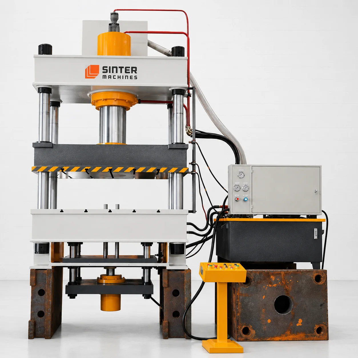 200T Talc Powder Block Press 3