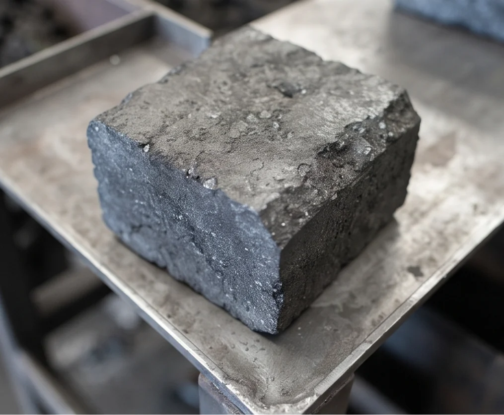 630T Coke Refractory Powder Block Press — finished product 1