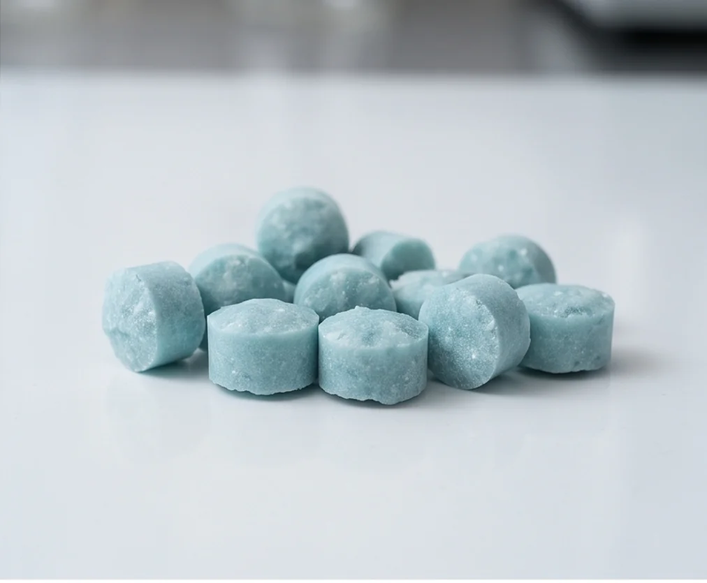 200T Aquamarine Refractory Powder Block Press — finished product 3