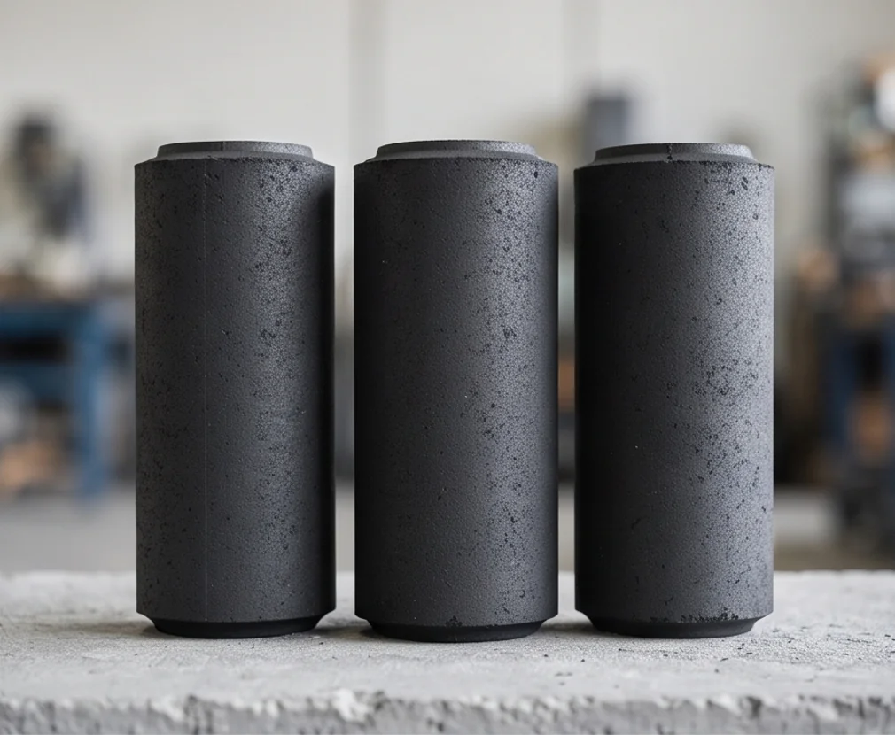 500T Activated carbon Powder Block Press — finished product 1