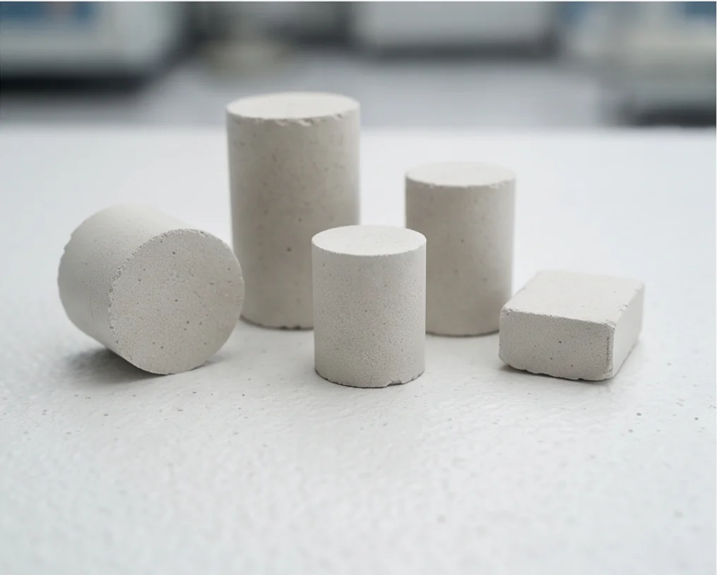 200T Boracite Powder Block Press — finished product 2